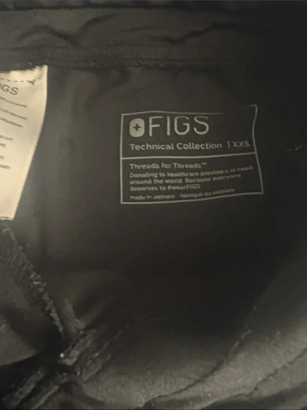 Figs Men's Black Jogger Pants with Contrast Drawstring
